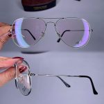 عینک فریم فلزی دوپل خلبانی     010101057