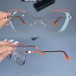 عینک فریم فلزی گربه ای     010101088