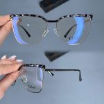 عینک فریم فلزی گربه ای     010101089