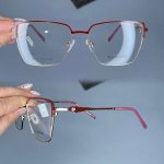 عینک فریم فلزی گربه ای     010101091