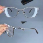 عینک فریم فلزی گربه ای       010101093