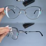 عینک فریم فلزی گربه ای     010101097