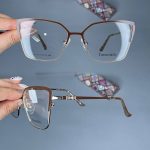 عینک فریم فلزی پروانه ای       010101098
