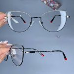 عینک فریم فلزی گربه ای      010101113