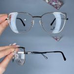 عینک فریم فلزی گربه ای     010101116