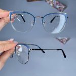 عینک فریم فلزی گربه ای    010101120