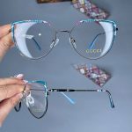 عینک فریم فلزی گربه ای      010101131