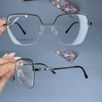 عینک فریم فلزی پروانه ای    010101133