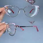 عینک فریم فلزی گربه ای    010101134