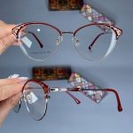 عینک فریم فلزی گربه ای    010101136