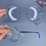 عینک فریم فلزی گرد     010101143