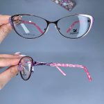 عینک فریم فلزی گربه ای     010101147