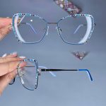 عینک فریم فلزی پروانه ای    010101144