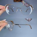 عینک فریم فلزی گربه ای     010101145