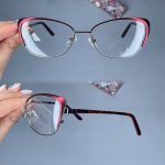 عینک فریم فلزی گربه ای     010101149