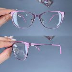 عینک فریم فلزی گربه ای    010101152