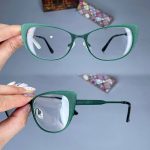 عینک فریم فلزی پروانه ای   010101154