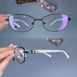 عینک فریم فلزی گربه ای       010101160