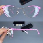 عینک فریم فلزی گربه ای     010101171