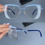 عینک فریم فلزی گربه ای     010101172