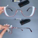 عینک فریم فلزی پروانه ای    010101175