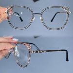 عینک فریم فلزی گربه ای      010101183