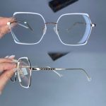 عینک فریم فلزی زاویه دار     010101198