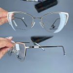 عینک فریم فلزی گربه ای     010101191