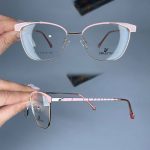 عینک فریم فلزی گربه ای    010101201