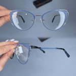 عینک فریم فلزی گربه ای     010101202