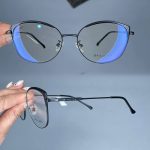 عینک فریم فلزی گربه ای    010101287