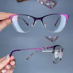 عینک فریم فلزی گربه ای    010101206