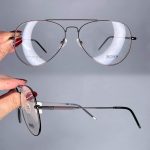 عینک فریم فلزی دوپل خلبانی    010101214