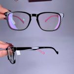 عینک فریم کائوچویی زاویه دار    010101277