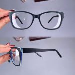 عینک فریم کائوچویی زاویه دار    010101283