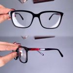 عینک فریم کائوچویی زاویه دار    010101281