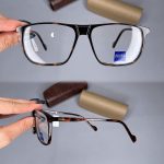 عینک فریم کائوچویی مستطیلی پلنگی    010101383