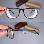 عینک فریم کائوچویی مستطیلی پلنگی    010101385