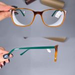 عینک فرین کائوچویی مستطیلی پلنگی    010101387
