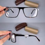 عینک فریم کائوچویی مستطیلی پلنگی   010101389