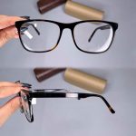 عینک فریم کائوچویی مستطیلی پلنگی   010101398
