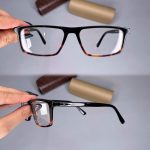 عینک فریم کائوچویی مستطیلی پلنگی   010101401