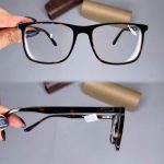 عینک فریم کائوچویی مستطیلی پلنگی   010101403