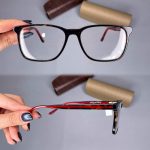 عینک فریم کائوچویی مستطیلی پلنگی   010101408