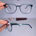 عینک فریم کائوچویی زاویه دار   010101329