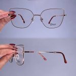 عینک فریم فلزی گربه ای    010101291