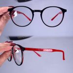 عینک فریم کائوچویی گرد    010101228