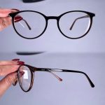 عینک فریم کائوچویی گرد    010101234