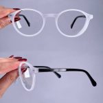 عینک فریم کائوچویی گرد    010101374