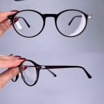 عینک فریم کائوچویی گرد    010101235